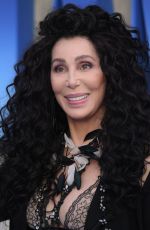 CHER at Mamma Mia Here We Go Again Premiere in London 07/16/2018