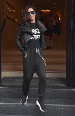 CHERYL COLE Leaves Her Hotel in Dublin 07/23/2018