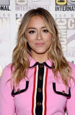 CHLOE BENNET at SiriusXM Broadcasting Live from Comic-con in San Diego 07/21/2018