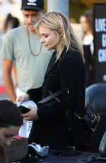 CHLOE MORETZ Arrives at Harry Style