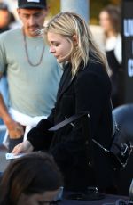 CHLOE MORETZ Arrives at Harry Style
