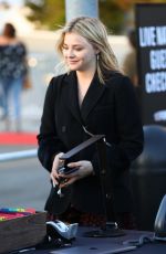 CHLOE MORETZ Arrives at Harry Style