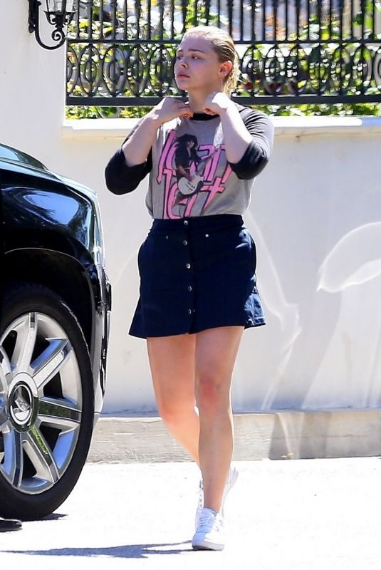 CHLOE MORETZ at Four Seasons Hotel in Beverly Hills 07/23/2018