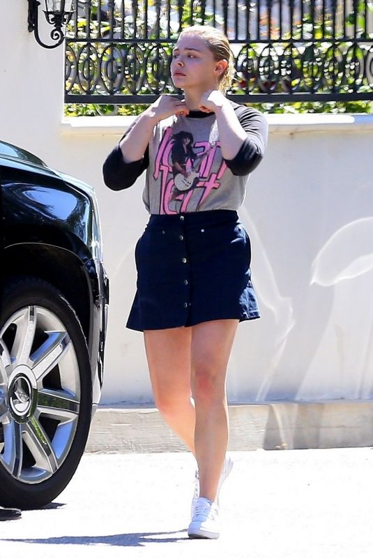 CHLOE MORETZ at Four Seasons Hotel in Beverly Hills 07/23/2018