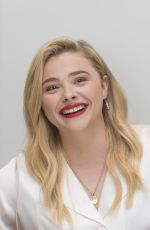 CHLOE MORETZ at The Miseducation of Cameron Post Press Conference in Beverly Hills 07/23/2018