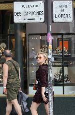 CHLOE MORETZ Out and About in Paris 07/01/2018