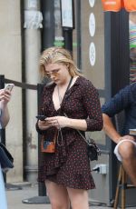 CHLOE MORETZ Out and About in Paris 07/01/2018