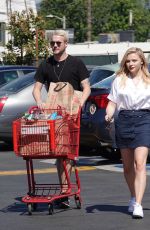 CHLOE MORETZ Shopping at Trader Joe