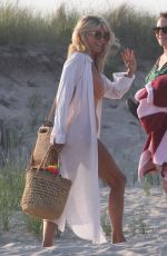 CHRISTIE and SAILOR BRINKLEY on the Beach in Hamptons 07/01/2018