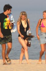 CHRISTIE and SAILOR BRINKLEY on the Beach in Hamptons 07/01/2018