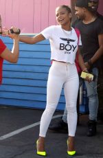 CHRISTINA MILIAN in Tight White Pants 07/01/2018