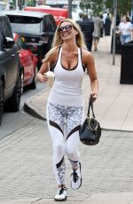 CHRISTINE MCGUINNESS Leaves a Gym in Cheshire 07/17/2018