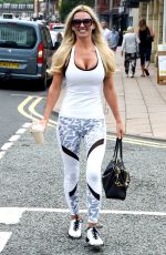 CHRISTINE MCGUINNESS Leaves a Gym in Cheshire 07/17/2018
