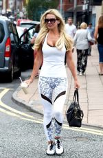 CHRISTINE MCGUINNESS Leaves a Gym in Cheshire 07/17/2018