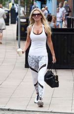 CHRISTINE MCGUINNESS Leaves a Gym in Cheshire 07/17/2018