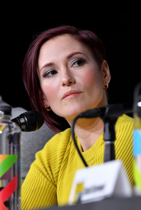 CHYLER LEIGH at Supergirl Panel Comic-con in San Diego 07/21/2018