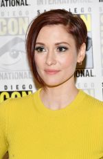 CHYLER LEIGH at Supergirl Photocall at Comic-con 2018 in San Diego 07/21/2018