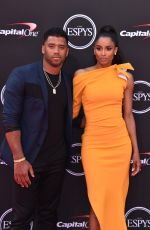 CIARA at 2018 Espy Awards in Los Angeles 07/18/2018