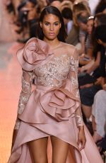 CINDY BRUNA at Elie Saab Runway Show at Paris Fashion Week 07/04/2018