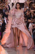 CINDY BRUNA at Elie Saab Runway Show at Paris Fashion Week 07/04/2018