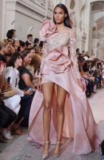 CINDY BRUNA at Elie Saab Runway Show at Paris Fashion Week 07/04/2018