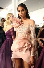 CINDY BRUNA at Elie Saab Runway Show at Paris Fashion Week 07/04/2018