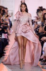 CINDY BRUNA at Elie Saab Runway Show at Paris Fashion Week 07/04/2018