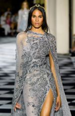 CINDY BRUNA at Zuhair Murad Fashion Show in Paris 07/04/2018