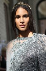 CINDY BRUNA at Zuhair Murad Fashion Show in Paris 07/04/2018