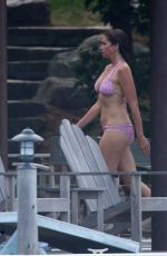 CINDY CRAWFORD in Bikini on Vacation in Canada 07/11/2018
