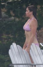 CINDY CRAWFORD in Bikini on Vacation in Canada 07/11/2018