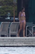 CINDY CRAWFORD in Bikini on Vacation in Canada 07/11/2018