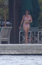 CINDY CRAWFORD in Bikini on Vacation in Canada 07/11/2018