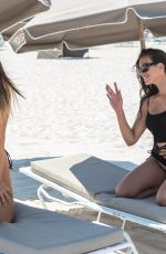 CLAUDIA ROMANI and MARIE CARNIGI in Bikini on South Beach 07/22/2018