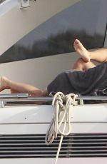 CORAL SIANOVICH on Vacation in Fomentera 07/03/2018