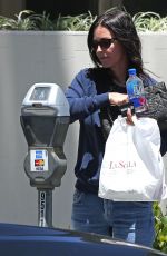 COURTENEY COX Leaves La Scala in Beverly Hills 07/05/2018