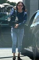 COURTENEY COX Leaves La Scala in Beverly Hills 07/05/2018