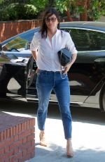 COURTENEY COX Out for Lunch at Honor Bar in Los Angeles 07/10/2018