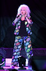 CYNDI LAUPER  Performs at Hard Rock Events Center in Hollywood 07/24/2018