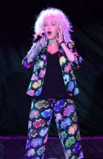 CYNDI LAUPER  Performs at Hard Rock Events Center in Hollywood 07/24/2018