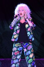 CYNDI LAUPER  Performs at Hard Rock Events Center in Hollywood 07/24/2018