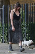 DAISY LOWE Out in London 07/16/2018