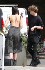 DAISY LOWE Out in London 07/16/2018