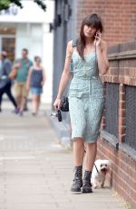 DAISY LOWE Out with Her Dog in London 07/09/2018
