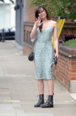 DAISY LOWE Out with Her Dog in London 07/09/2018