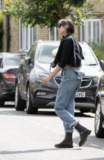 DAISY LOWE Out with Her Dog in London 07/17/2018