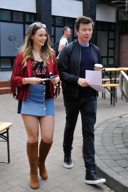 DAISY WOOD-DAVIS on the Set of Hollyoaks in Liverpool 07/17/2018