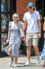 DAKOTA FANNING and Henry Frye Out for Lunch in New York 07/21/2018