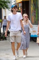 DAKOTA FANNING and Henry Frye Out for Lunch in New York 07/21/2018