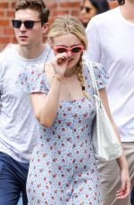 DAKOTA FANNING and Henry Frye Out for Lunch in New York 07/21/2018